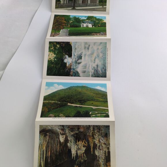 Views & Roadmap Beautiful Shenandoah Valley Virginia 1920s Fold-Out Postcards - Picture 3 of 10